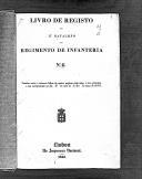 Livro nº 23 - Livro de Registo do 1º Batalhão do Regimento de Infantaria nº 6, de 1845.