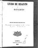 Livro nº 37 - Registo dos oficiais do 1º Batalhão do Regimento de Infantaria nº 1.