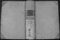 1º livro de matrícula, 1ª série, das praças de pré do 1º Batalhão.