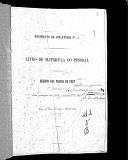Livro nº 42 - Livro de Matrícula do Pessoal do Regimento de Infantaria nº 2, Registo das Praças de Pret, de 1888.