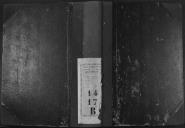 Livro nº 14 - Livro de Registo dos Assentamentos dos Oficiais e Praças do Regimento de Infantaria nº 17, 1º Batalhão, de 1858.