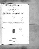Livro nº 29 - Registo dos assentamentos dos oficiais e praças do 1º Batalhão do Regimento de Infantaria 1 de 1 de Janeiro de 1849 a 1853.