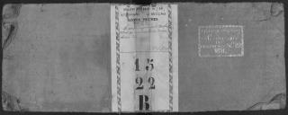 Livro nº 15 - Livro de Registo da 1ª Companhia do Regimento de Infantaria nº22, de 1834.