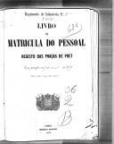 Livro nº 36 - Livro de Matrícula do Pessoal, Registo das Praças de Pret do Regimento de Infantaria nº2, 1893.