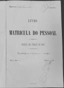 Livro nº 35 - Livro de Matrícula das Praças de Pret, do 2º Batalhão do Regimento de Infantaria nº 24, de 1907