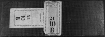 Livro nº 21 - Registo dos Assentamentos dos Oficiais e Praças da 2ª Companhia do 1º Batalhão do Regimento de Infantaria nº 10, de 1831 a 1838.