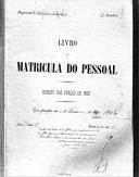 Livro nº 64 - Livro de Matrícula do Pessoal, Registo das Praças de Pret, 1906.