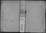 Livro nº 41 - Livro de Matrícula do Pessoal do Regimento de Infantaria nº 15, 3º Batalhão, Registo de Praças de Pret,  de 1884. 