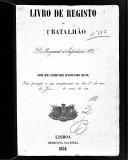 Livro nº 18 - Livro de Registo do 1º Batalhão do Regimento de Infantaria nº 2 de 1863.