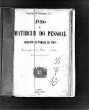 Livro nº 56 - Livro de Matrícula do Pessoal do Regimento de Infantaria nº7, Registo das Praças de Pret, de 1884.