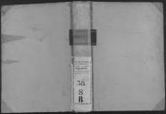 Livro nº 38 - Livro de Matrícula do Pessoal do Regimento de Infantaria nº 8, 3º Batalhão, Registo das Praças de Pret, de 1887.