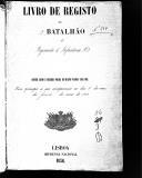 Livro nº 36 - Livro de Registo do 2º Batalhão do Regimento de Infantaria nº3, de 1866.