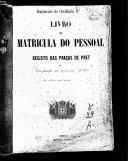 Livro nº 5 - Matrícula das praças de pret em serviço na Companhia de Correcção (1879-1882).