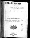 Livro nº 22 - Livro de Registo do Batalhão do Regimento de Infantaria nº5, de 1852.