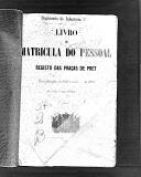Livro nº 37 - Livro de Matrícula do Pessoal, Registo das Praças de PRET, de 1894.