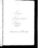 Livro nº 7 - Livro de Registo dos Oficiais e Praças do Regimento de Infantaria de Setúbal, de 1800.
