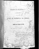 Livro nº 61 - Livro de Matrícula do Regimento de Infantaria nº7, 3º Batalhão, Registo das Praças de Pret, de 1887.
