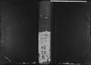 Livro nº 42 - Livro de Matrícula do Pessoal do Regimento de Infantaria nº12, Registo das Praças de Pret, de 1897.