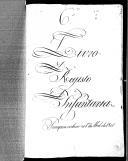 Livro nº 4-A - Livro de Registo dos Oficiais do 1º Regimento de Infantaria, de 1801 a 1804.