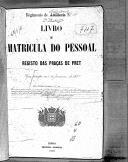 Livro nº 60 - Livro de Matrícula do Pessoal, Registo das praças de pret, do Regimento de Infantaria nº 4, 2º Batalhão, de 1894.