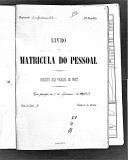 Livro nº 70 - Livro de Matrícula do Pessoal, Registo das Praças de Pret do Regimento de Infantaria nº 4, 3º Batalhão, de 1907.  
