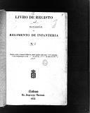 Livro nº 19 - Livro de Registo do 1º Batalhão do Regimento de Infantaria nº 3, de 1848 a 1853.