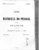 Livro nº 54 - Livro de Matrícula do Pessoal, Registo das Praças de Pret, Regimento de Infantaria n.º 3, 3.º Batalhão, de 1898