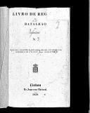 Livro nº 20 - Livro de Registo do Regimento de Infantaria nº 7, 2º Batalhão, de 1843. 