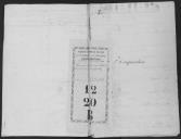 Livro nº 12 - Livro de Registo do Regimento de Infantaria nº 20, Registo das Praças de Pret da 2ª Companhia, de 1813.