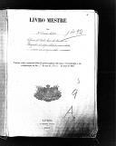 Livro nº 3 - Registo dos oficiais do Estado-Maior da Divisão Militar e Brigadas, da disponibilidade, inactividade e outros não regimentados (1852-1885).