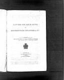 Livro nº 15 - Livro de Registo do Regimento de Infantaria nº 6, de 1827.