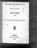 Livro nº 21 - Livro de Registo do Batalhão de Infantaria nº 6, de 1841.