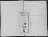 Livro nº 10 - Livro de Registo do Regimento de Infantaria nº 20, Registo das Praças de Pret da 2ª Companhia de Granadeiros, de 1813.