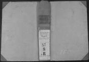 Livro nº 37 - Livro de Matrícula do Pessoal do Regimento de Infantaria nº 8, 2º Batalhão, Registo das Praças de Pret, de 1884. 
