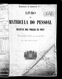 Livro nº 61 - Livro de Matrícula do Pessoal, Registo das Praças de Pret do Regimento de Infantaria Nº 6, de 1880.