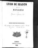 Livro nº 35 - Livro de Registo do 1º Batalhão do Regimento de Infantaria nº 3, de 1866.
