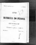 Livro nº 68 - Livro de Matrícula do Pessoal, Registo das Praças de Pret do Regimento de Infantaria nº 4, 1º Batalhão, de 1907.