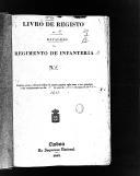Livro nº 20 - Livro de Registo do 2º Batalhão do Regimento de Infantaria nº 3, de 1848 a 1853.