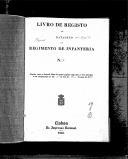Livro nº 19 - Livro de Registo do Batalhão do Regimento de Infantaria nº5, de 1850.