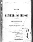Livro nº 59 - livro de Matricula do Pessoal, Registo das Praças de Pret, Regimento nº 1 de Infantaria da Rainha,1º Batalhão, de 1897. 