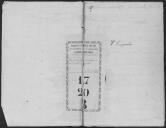 Livro nº 17 - Livro de Registo do Regimento de Infantaria nº 20, Registo das Praças de Pret da 7ª Companhia, de 1813.