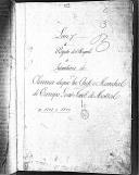 Livro nº 6 - 7º Livro de Registo do 1º Regimento de Infantaria de Olivença, de 1798 a 1800.