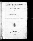 Livro nº 13 - Livro de Registo dos Assentamentos dos Oficiais do Regimento de Infantaria nº5, de 1838.