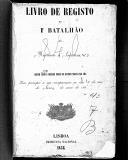 Livro nº 43 - Livro de Registo do Regimento de Infantaria nº7, 1º Batalhão, de 1858.
