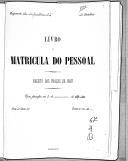 Livro nº 67 - Livro de Matrícula do Pessoal, Registo das Praças de Pret do Regimento de Infantaria nº 4, 2º Batalhão, de 1903. 