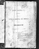 Livro nº 54 - Livro de Matrícula do Pessoal, Registo das Praças de Pret do Regimento de Infantaria nº 4, 3º Batalhão, de 1887.