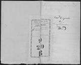 Livro nº 9 - Livro de Registo do Regimento de Infantaria nº 20, Registo das Praças da 1ª Companhia de Granadeiros, de 1813..
