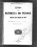 Livro nº 27 - Livro de Matrícula do Pessoal, Registo das Praças de Pret, 1881, Regimento de Infantaria Nº 2.