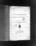 Livro nº 10 - Livro de Registo do Regimento de Infantaria Nº3, de 1815 a 1819.
