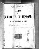 Livro nº 37 - Livro de Matrícula do Pessoal, Registo das Praças de Pret, 1867.